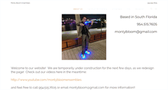 Desktop Screenshot of montybloomensembles.com